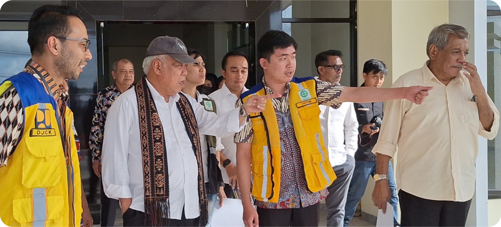 Kunjungan Menteri PUPR - Basuki Hadimuljono ke ATK