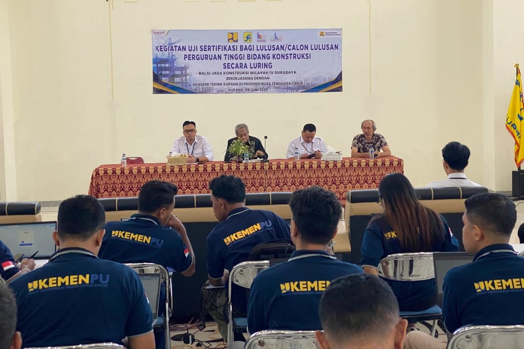 ATK dan Balai Jasa Konstruksi Dorong Kompetensi Lulusan Melalui Uji Sertifikasi Bidang Konstruksi