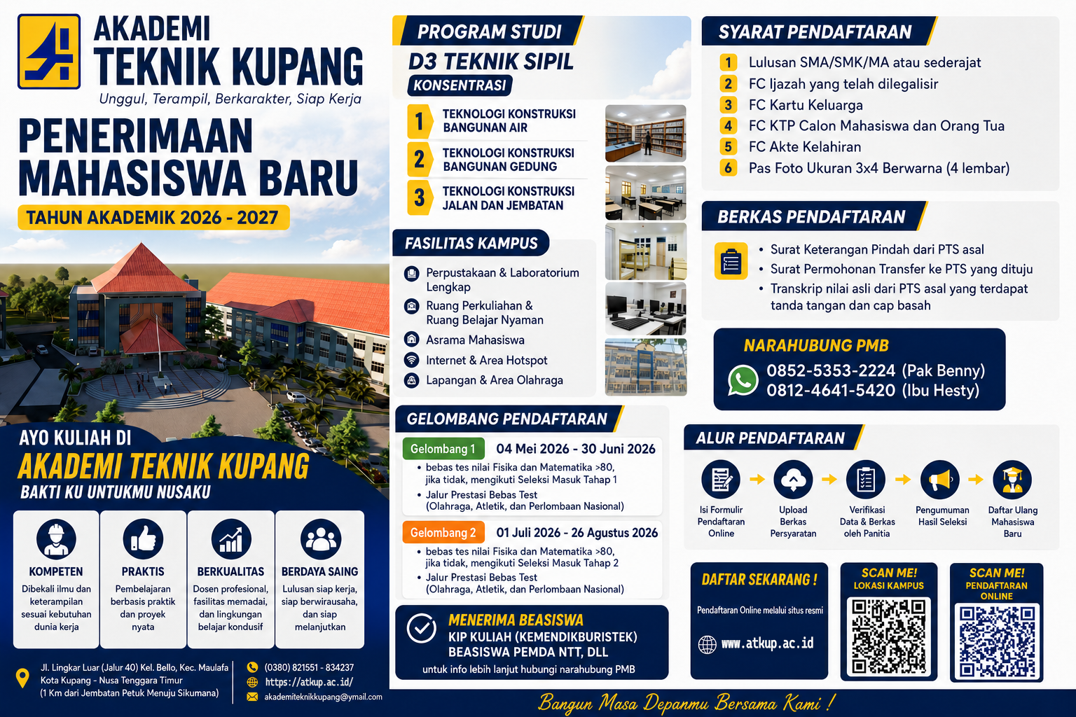 Brosur PMB Akademi Teknik Kupang